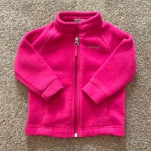Columbia 12-18 month girls fleece jacket